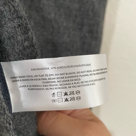 NWT Lucky Brand Solid Brushed Scarf Dark Gray - Picture 8 of 8